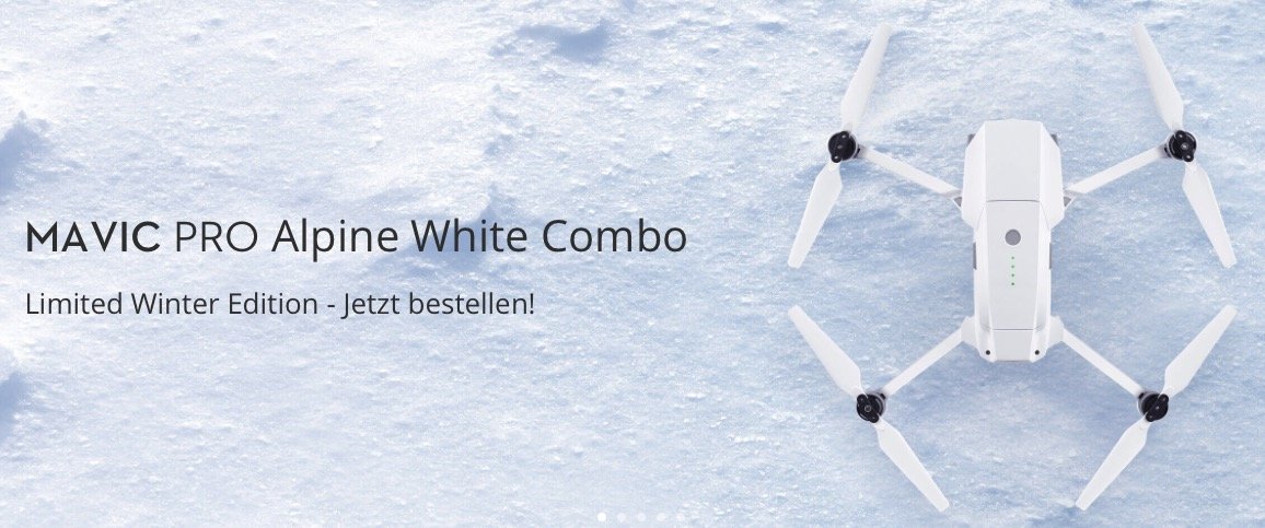 DJI Mavic Pro Alpine White Limited Edition -