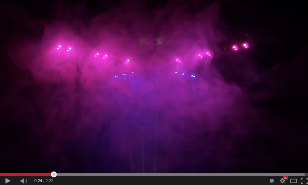 MWC RGB Light mit Nebel - cool inszeniert -