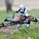 Star Wars Speeder Bike als Quadrocopter -