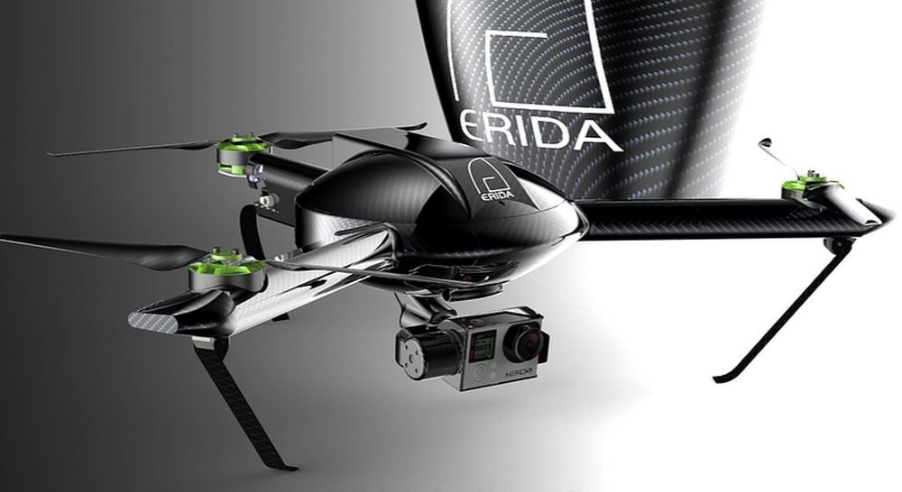 Der ERIDA Gen.B Tricopter ist ein absolutes Leichtgewicht -